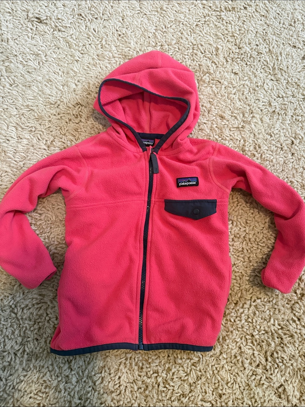 Patagonia  Pink Fleece Jacket toddler 3t